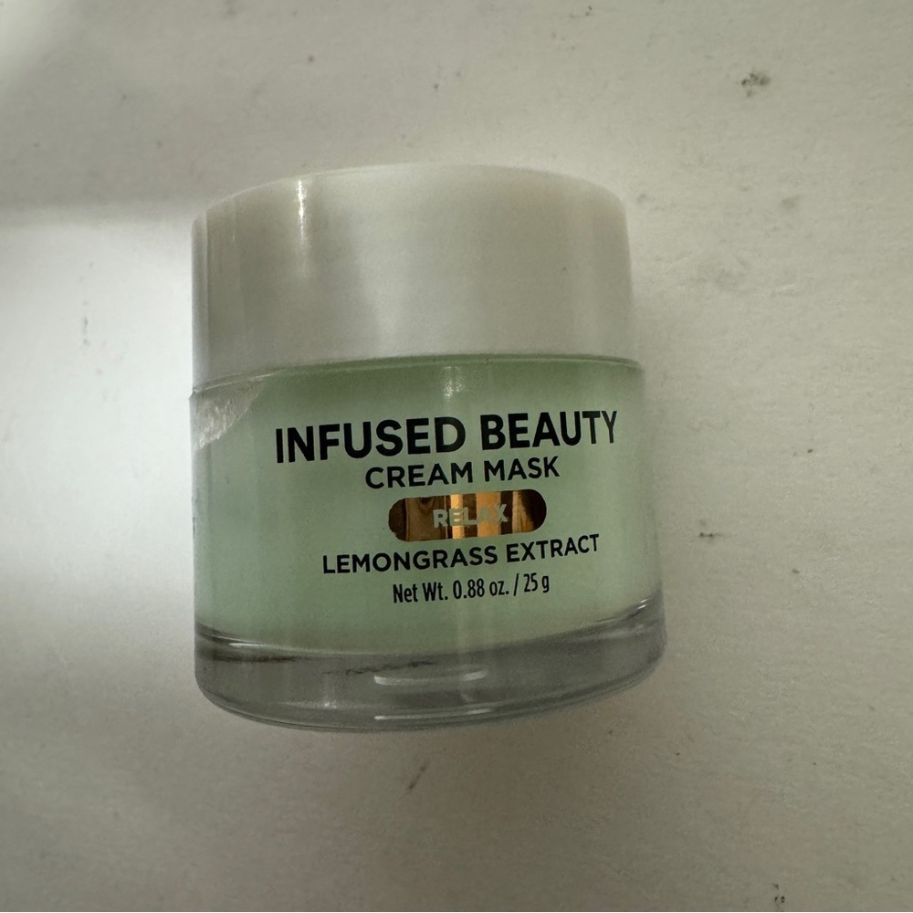 Ulta Infused Beauty Cream Mask Relax Lemongrass Extract .88 Oz